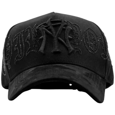 NY Crystals Black Thirty One Hat