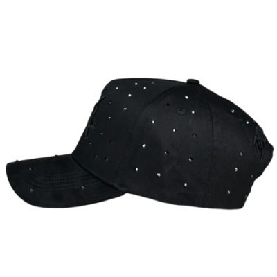 LA Crystals Black Thirty One Hat