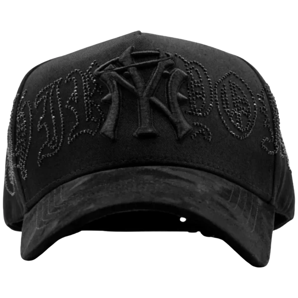 NY Crystals Black Thirty One Hat NY Crystals Black Thirty One Hat