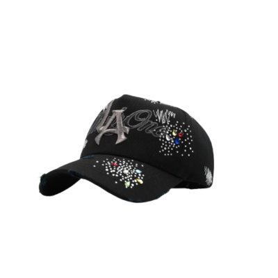Dandy LA Black Rainbow crystals Hat