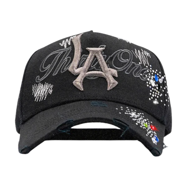 Dandy LA Black Rainbow crystals Hat Dandy LA Black Rainbow crystals Hat