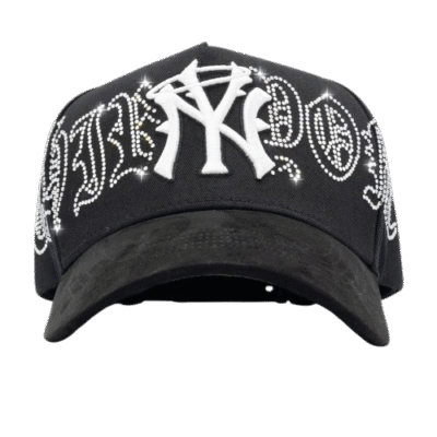 Thirty One Ny Crystals Black White Hat