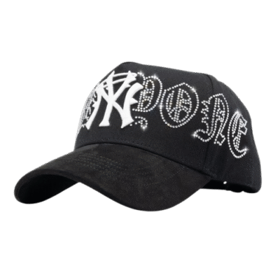 Thirty One Ny Crystals Black White Hat