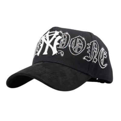 Thirty One Ny Crystals Black White Hat