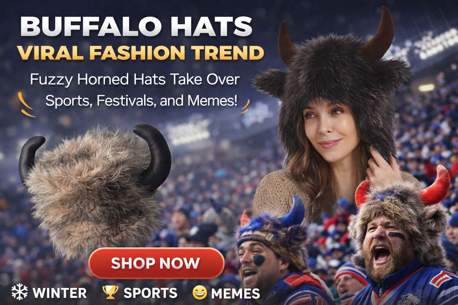 Buffalo Hat — Wild Style, Viral Fashion, and the Rise of the Fuzzy Horn Trend