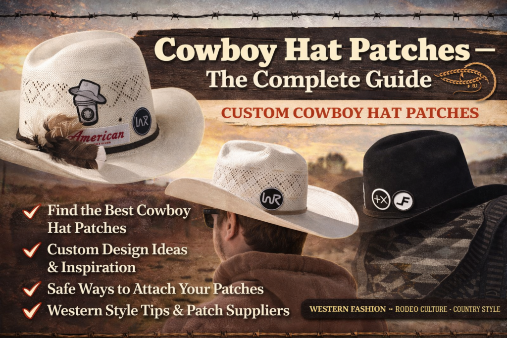 Cowboy Hat Patches — The Complete Guide to Hat Patches Custom Cowboy Hat Patches