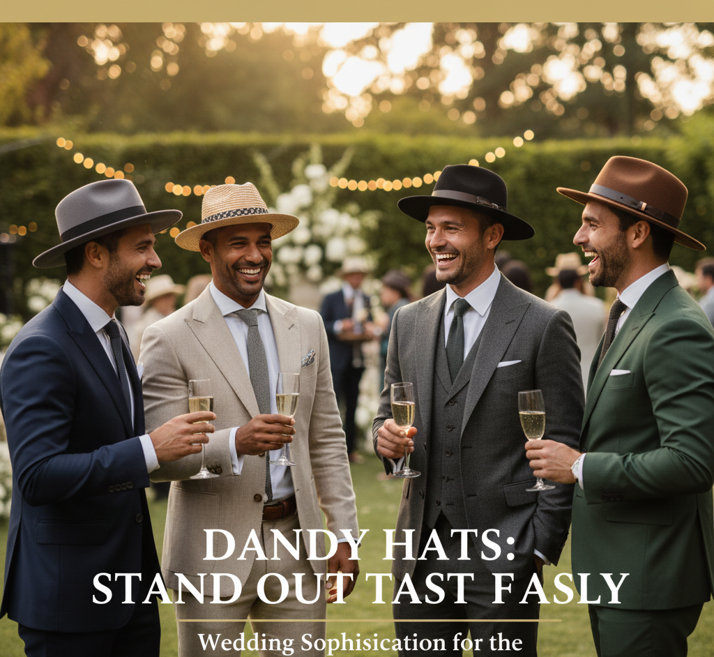 Dandy Hats for Weddings How Gentlemen Can Stand Out Tastefully