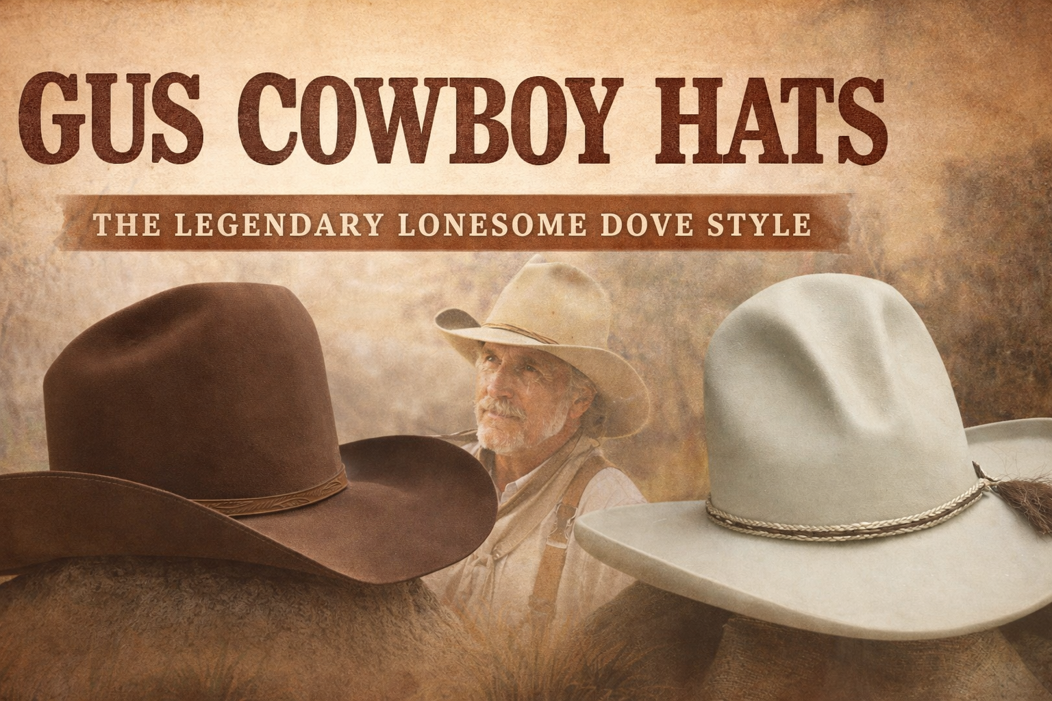 Gus Cowboy Hat — The Complete Guide to Gus Hat Gus Straw Cowboy Hat and the Legendary Lonesome Dove Style