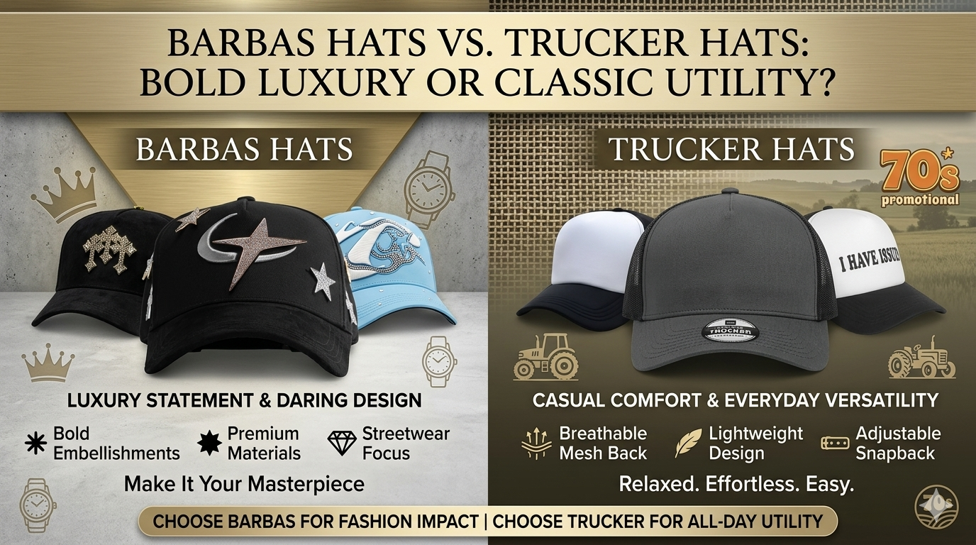 Barbas Hats vs Trucker Hats – Style & Quality Comparison