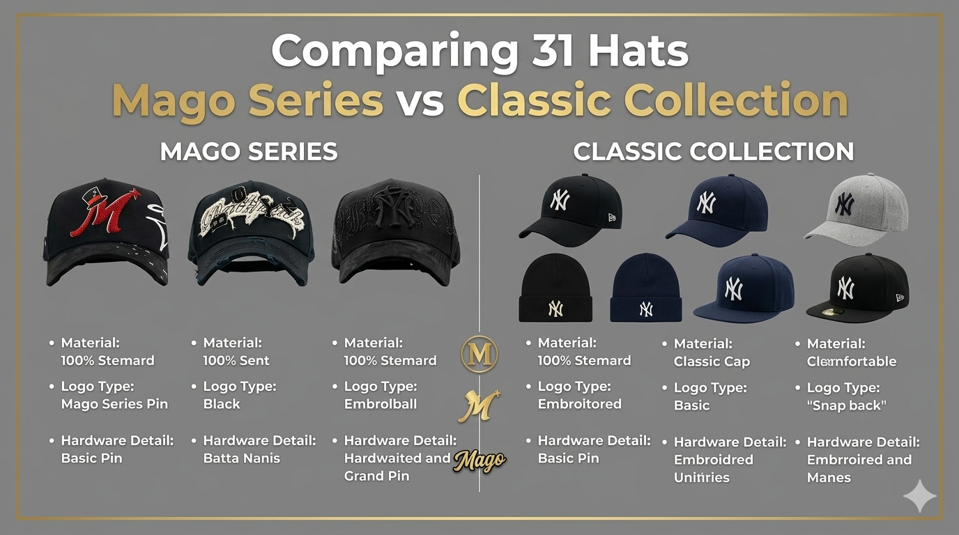 Comparing 31 Hats Mago Series vs Classic Collection