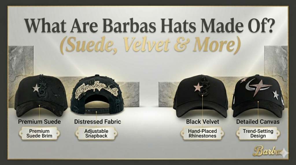What Are Barbas Hats Made Of (Suede Velvet & More)
