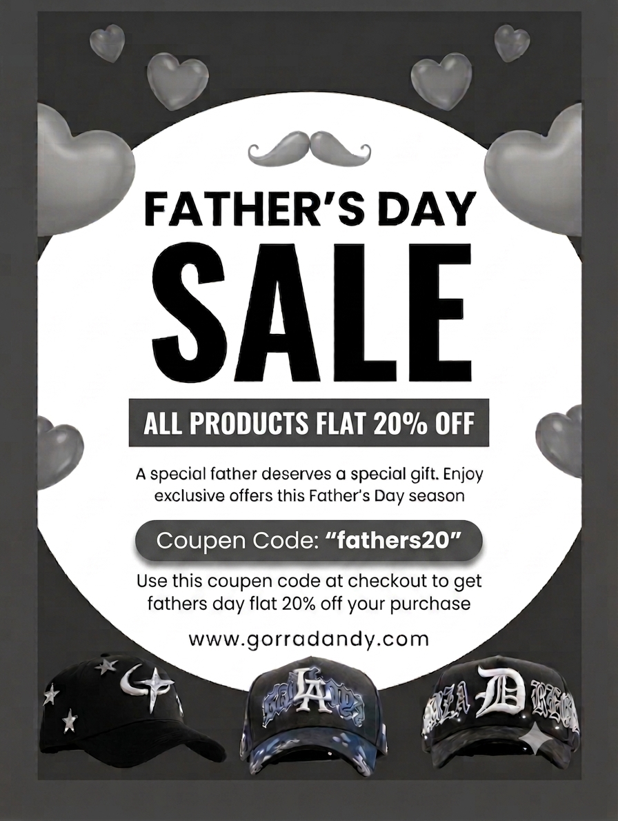 Father's Day Sale - Flat 20% Off - Use Code fathers20