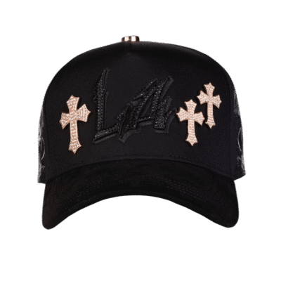 GORRA RICO HATS LA CROSES GOLD BLACK