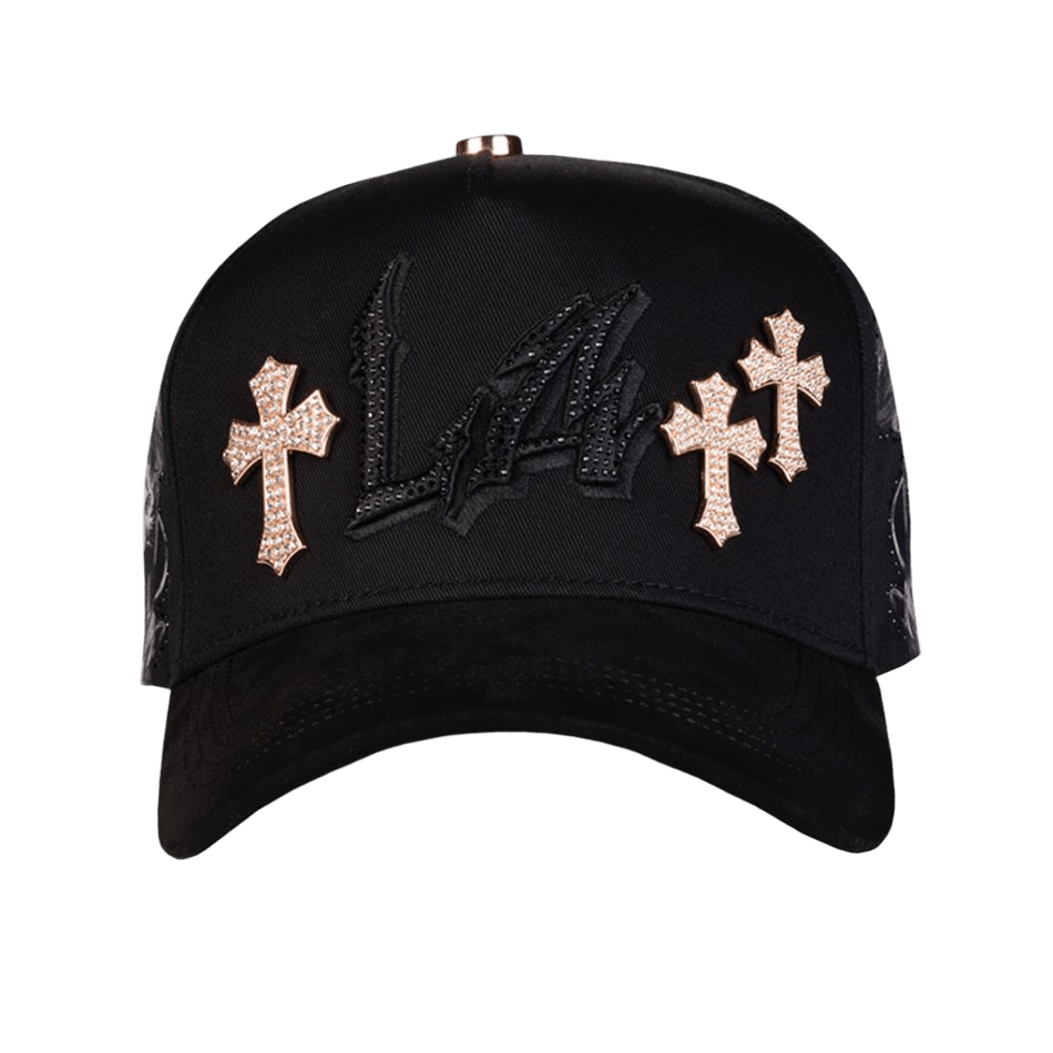 GORRA RICO HATS LA CROSES GOLD BLACK (5) GORRA RICO HATS LA CROSES GOLD BLACK