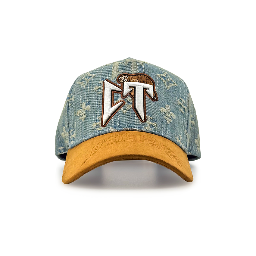 Barbas Gallo Fino X CT Blue Denim Snapback Hat (6) Barbas Gallo Fino X CT Blue Denim Snapback Hat - Image 1