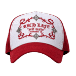 Barbas Hats Rich Life Self Made Red Hat