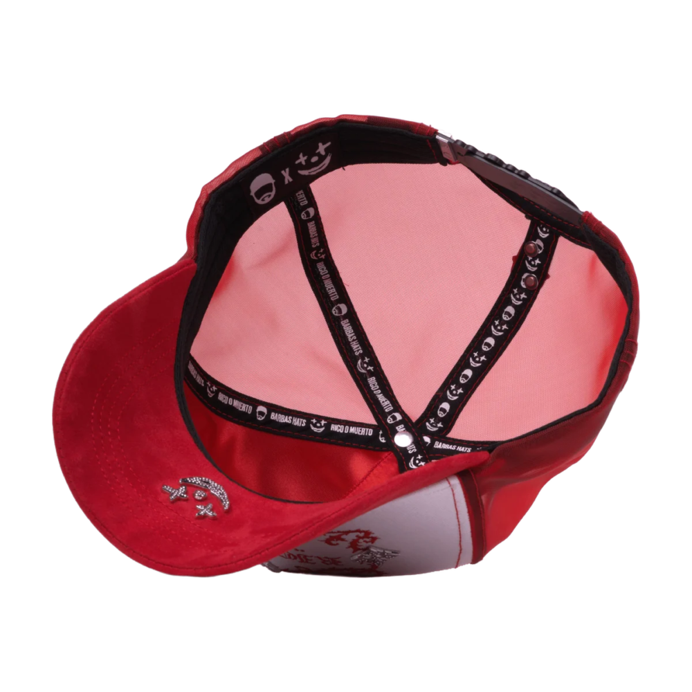 Barbas Hats Rich Life Self Made Red Hat