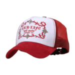 Barbas Hats Rich Life Self Made Red Hat