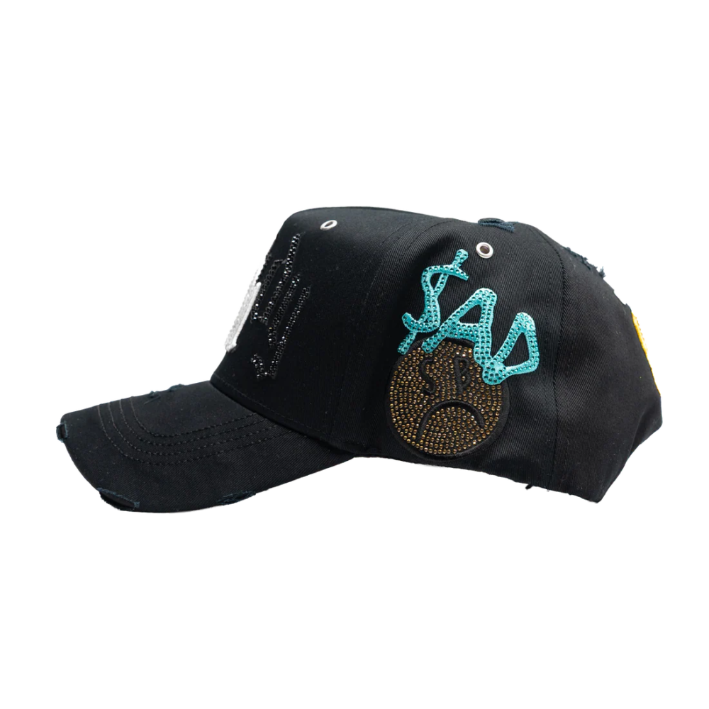 Gorra Dandy Hats X Sad Boyz Junior H Psicodélica Sin Chip